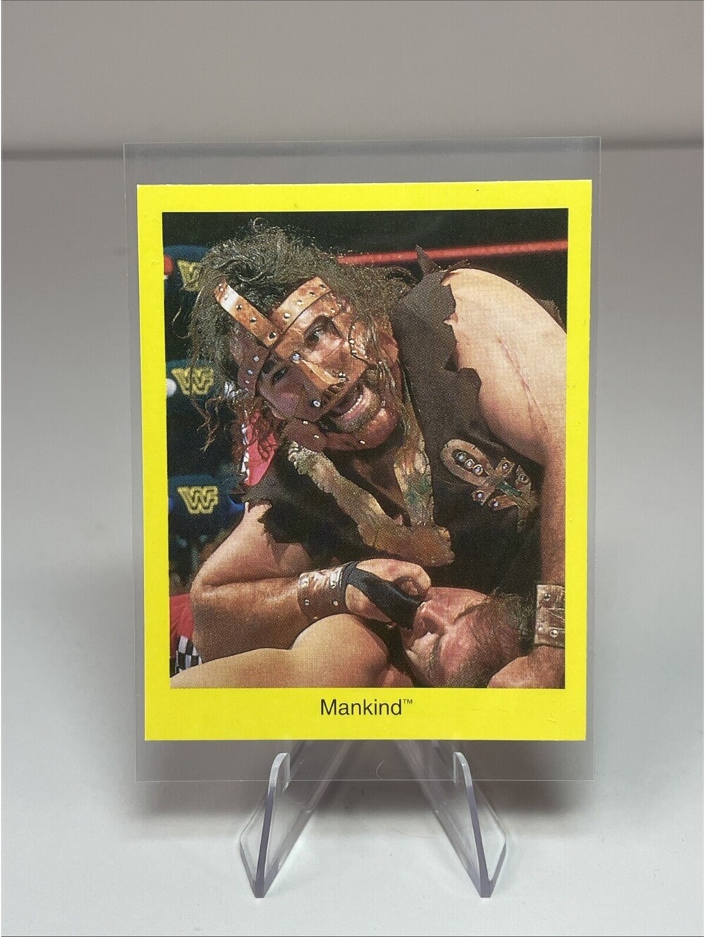 1998 Cardinal World Wrestling Federation Trivia Game Mankind Rookie RC HOF